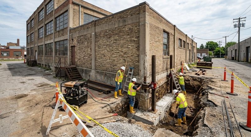 Building Foundation Repair in Redlands, CA