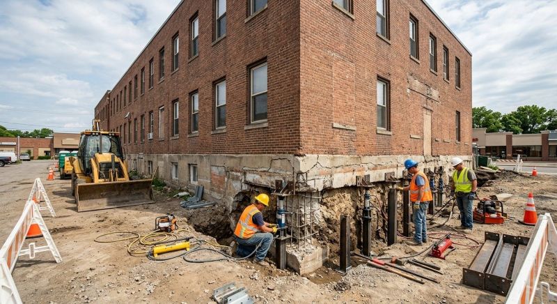 Commercial Foundation Repair in Redlands, CA