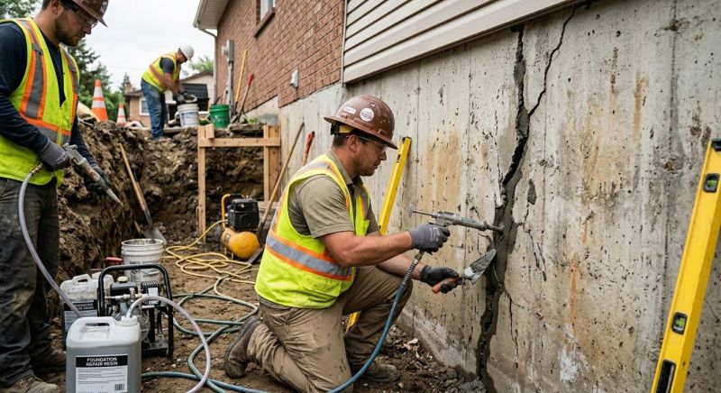 Cracked Foundation Repair in Mira Loma, CA
