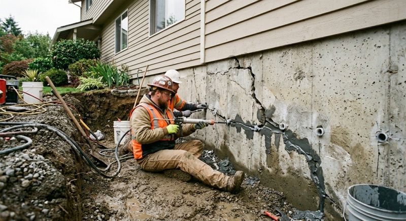 Cracked Foundation Repair in Norco, CA