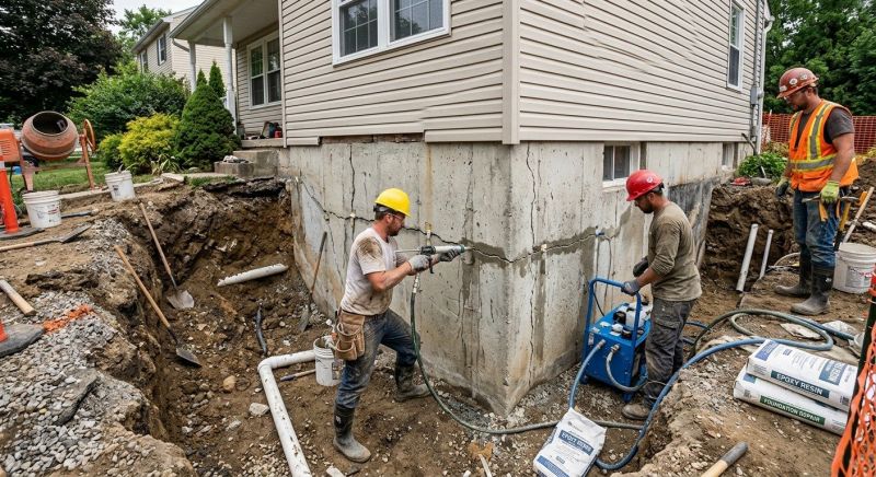 Cracked Foundation Repair in Running Springs, CA