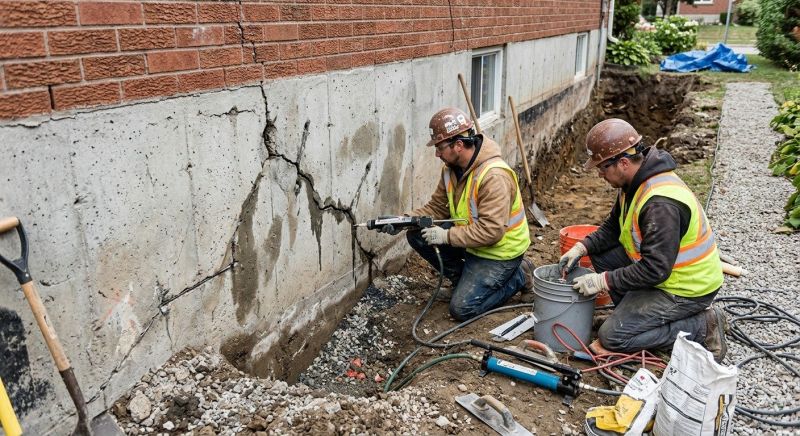 Cracked Foundation Repair in Running Springs, CA