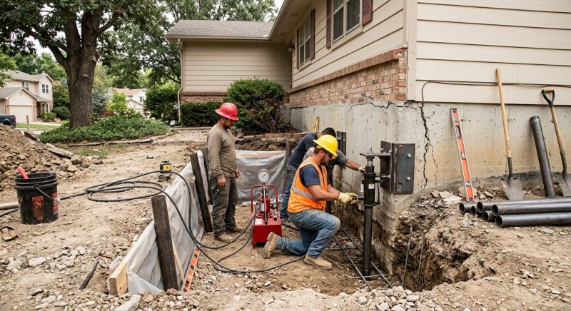 Cracked Foundation Repair in San Bernardino County, CA