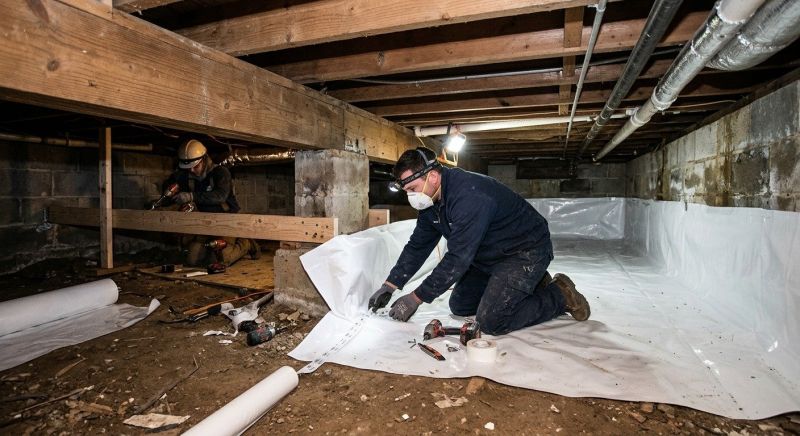 Crawl Space Leveling in Redlands, CA