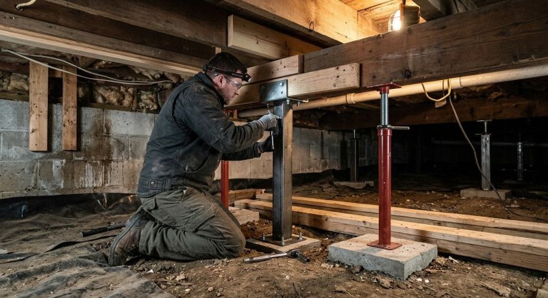 Crawlspace Structural Repair in Redlands, CA
