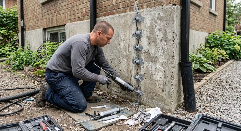 Foundation Crack Repair in Banning, CA