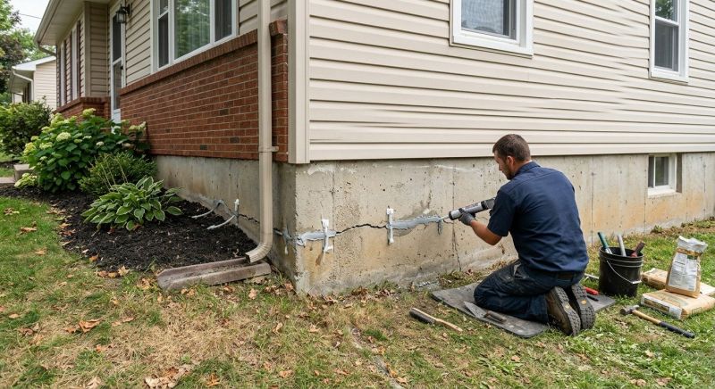 Foundation Crack Sealing in Redlands, CA