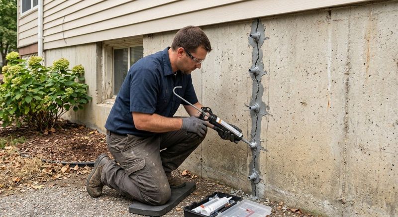 Foundation Crack Sealing in Redlands, CA