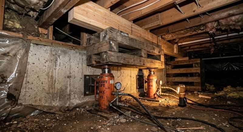 Foundation Jacking in Big Bear Lake, CA