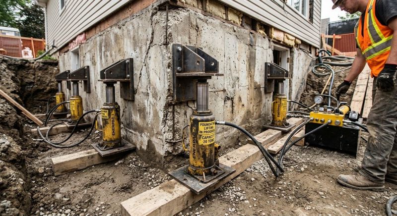 Foundation Jacking in Redlands, CA