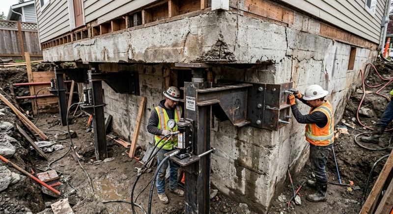 Foundation Lifting in Rialto, CA
