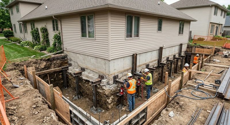 Foundation Underpinning in Redlands, CA