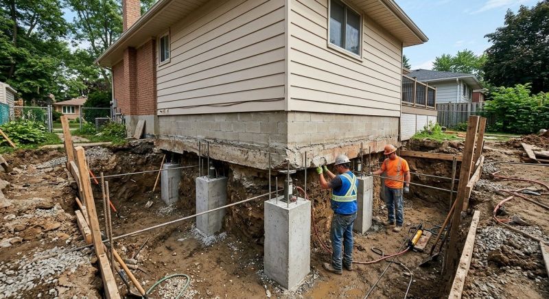 Foundation Underpinning in Redlands, CA