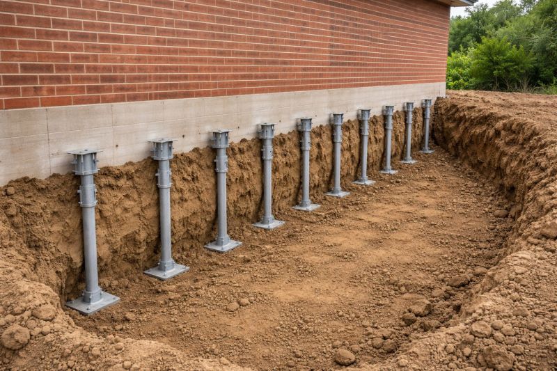 Helical Piers Installation in Redlands, CA