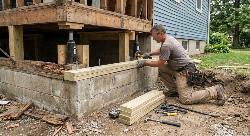 House Foundation Repair in Riverside County, CA
