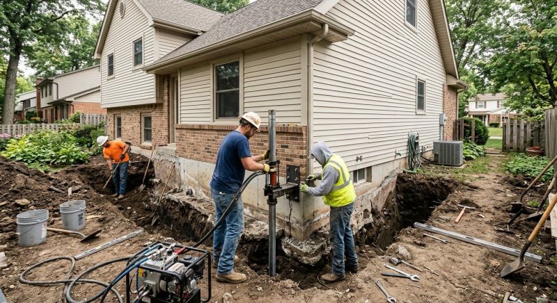 Residential Foundation Repair in Redlands, CA