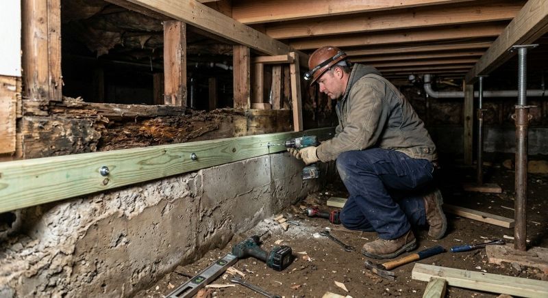 Sinking Foundation Repair in Perris, CA