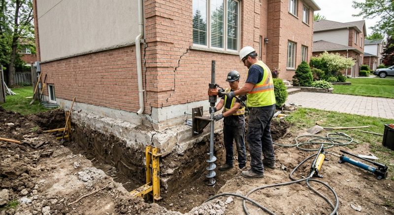 Sinking Foundation Repair in Riverside, CA