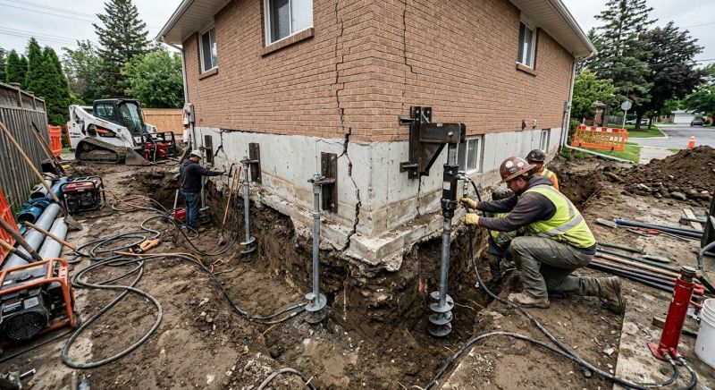 Sinking Foundation Repair in Yucaipa, CA