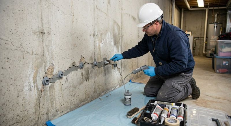 Structural Crack Repair in Redlands, CA