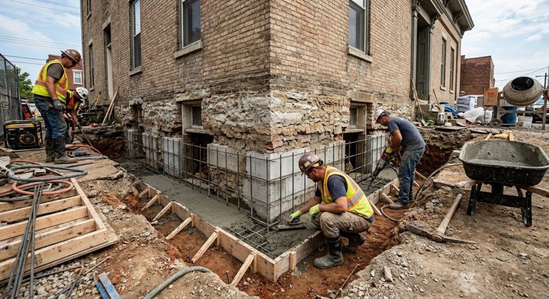 Underpinning Repair in Redlands, CA