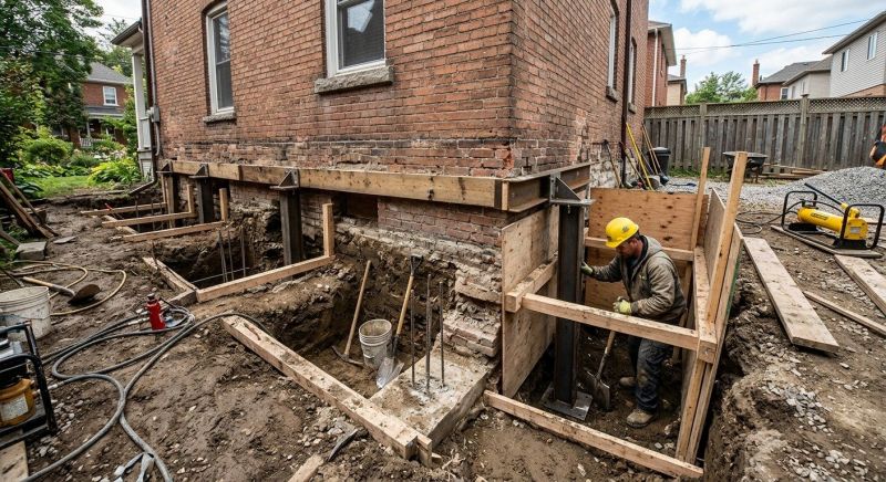 Underpinning Repair in Redlands, CA